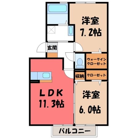 ラピタの物件間取画像